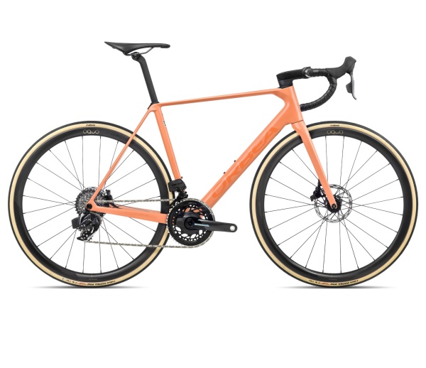 Orbea ORCA M21eLTD PWR Orange Cloud (Matt) - Stone Blue (Matt-Gloss) - bicicletă șosea racing