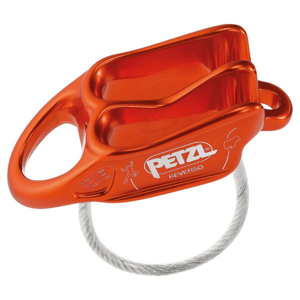 COBORATOR BELAY DEVICE REVERSO RED D017AA02 Petzl