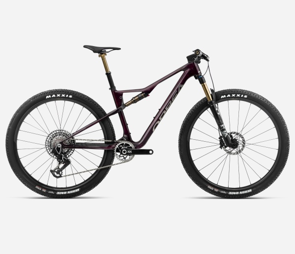 Orbea OIZ M-LTD Wine Red Carbon View - Titan (Gloss) - măsura S - bicicletă MTB XC full suspension