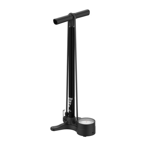 Lezyne - pompa podea - Macro HV Floor Drive DV - manometru - Schrader I Presta - negru - 100 psi