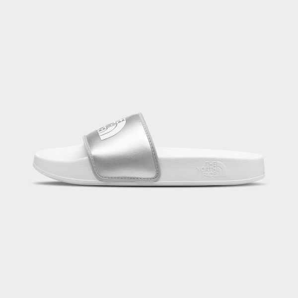 The North Face - slapi Base Camp Slides III W pentru femei - argintiu-metalic-alb