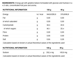 226ers - gel energie - consistenta de jeleu - Hydrajelly - Banana - 40g - Img 2