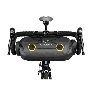 Apidura - geanta bicicleta cu prindere pe ghidon, Expedition Handlebar Pack 9 litri - gri negru - Img 1