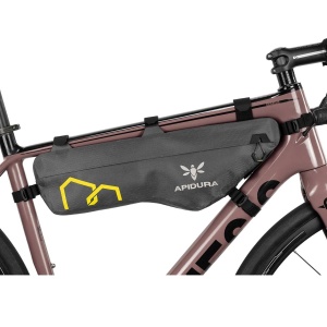 Apidura - geanta cadru bicicleta Expedition Frame Pack 4.5 litri (pentru cadru compact) - gri negru - Img 1
