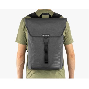 Apidura - rucsac sport urban City Backpack, capacitate 20 litri - gri inchis - Img 4