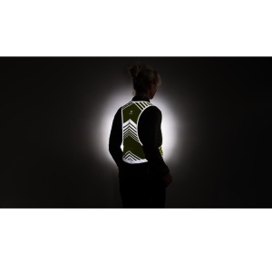 Apidura - vesta reflectorizanta ciclism Packable Visibility Vest, dimensiune S-M - verde fluo gri - Img 14