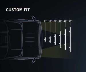 Bară LED Siberia XP DR 8 inch cu lumină de poziție duală și funcție Hello Strands - Img 4