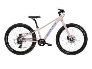 Bicicleta Copii Kross LEA JR 2.0 24 inch roz Shimano Tourney