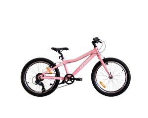 Bicicleta copii mtb CROSS Super Light 20 - Light Pink | 6-8 ani