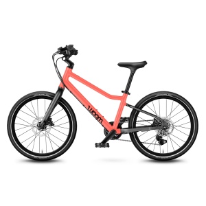 Bicicleta copii Woom 4 Explore cu roti 20" portocaliu Neon Coral - Img 2
