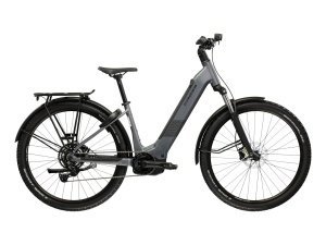Bicicleta Electrica MTB Kross Influx HYB SUV LS 2.0 600 27.5 inch gri Shimano Cues