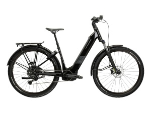 Bicicleta Electrica MTB Kross Influx HYB SUV LS 3.0 800 27.5 inch neagra Shimano Cues