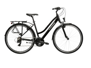 Bicicleta Urban Kross Trans 1.0 28 inch neagra Shimano Tourney