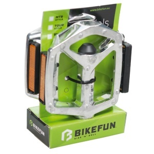 Bikefun - Pedala aluminiu Bicicleta Bikefun Jump - argintie - Img 2