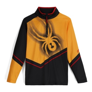 Bluza Baieti Spyder Ryder 1/2 Zip Orange Pop