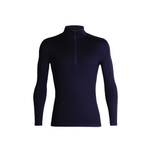 Bluza Barbati Icebreaker Merino 260 Thermal Tech Half Zip Midnight Navy