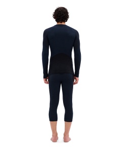 Bluză tehnică CEP Ski Merino Base Layer mânecă lungă | lână merino - black - Img 7