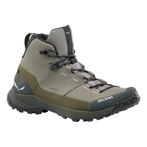 Bocanci trekking barbati Salewa Puez Leather Mid Powertex