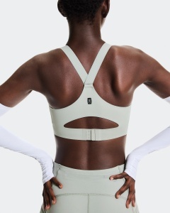 Bustieră alergare On Endurance Bra Zip W - gri Tin | suport ridicat - Img 4