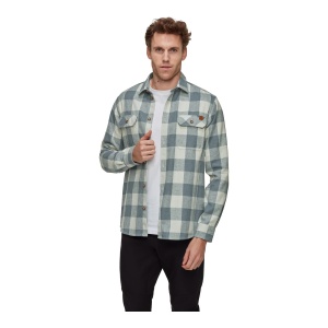 Camasa Barbati Mammut Tamaro Longsleeve Silver Sage-Strata - Img 2