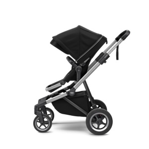Carucior Thule SLEEK Cadru Gri si Copertina Midnight Black - Img 6