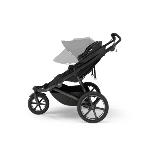 Carucior Thule Urban Glide 3 Double cu catarama hamului magnetica, Black - Img 3