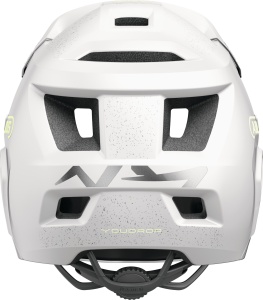 Cască copii MTB full-face Abus YouDrop FF - alb cu accente lămâie - Img 3