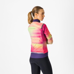 Castelli - jacheta ciclism - Perfetto LTD RoS 2 W 4-14 gr C - roz multicolor - Img 2