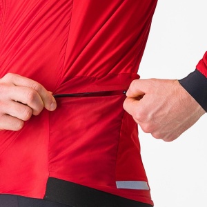 Castelli - jacheta iarna 0-12 gr C - Fly Thermal Jacket - rosu aprins - Img 6