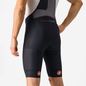 Castelli - pantaloni ciclism scurti cu bretele - Superleggera Bibshort - 20-40 gr C - negru - Img 4