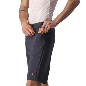 Castelli - pantaloni ciclism scurti si largi pentru barbati Unlimited Trail Baggy Short - negru - Img 3