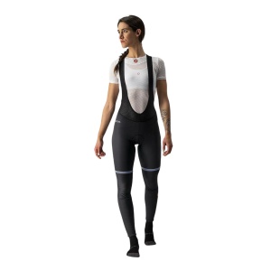 Castelli - pantaloni lungi ciclism cu bretele femei vreme rece si vant Polare 3 Bibtights - negru - Img 6