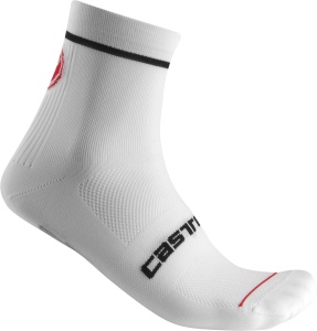 Castelli - sosete ciclism - Entrata 9 Sock - alb