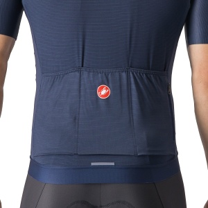 Castelli - tricou ciclism cu maneca scurta pentru barbati Espresso Jersey - albastru inchis indigo - Img 8