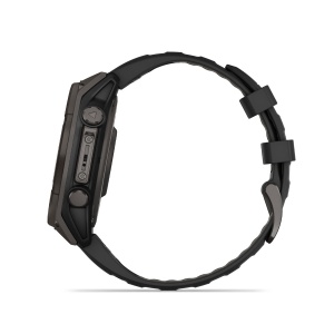Ceas Garmin Fenix 8 Solar Saphire Titanium 47MM Carbon Grey/Black - Img 4