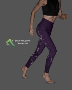 CEP - colanti - reflective tights - purple - Img 6