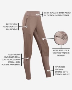 CEP - pantaloni lungi - cold weather pants W - maro - Img 10