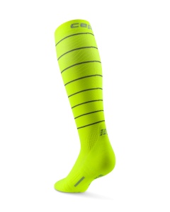 CEP - sosete compresie inalte - PRO run socks reflective tall 3.0 - neon yellow - Img 3