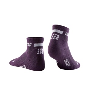 CEP - sosete compresie peste glezna - the run socks low cut v4 - violet - Img 3