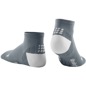 CEP - sosete compresie scurte - UltraLight low-cut Socks - Grey I Light Grey - Img 2