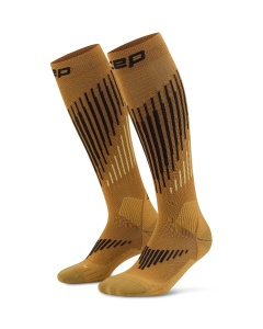 CEP - sosete compresie tall - Ski Touring Merino 3.0 W - brown | anthracite - II - Img 2