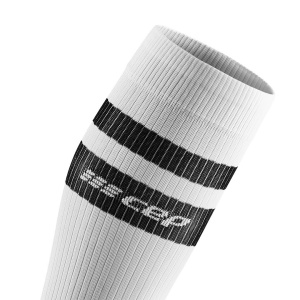 CEP - Sosete de compresie pentru femei 80's women socks - alb negru - Img 3