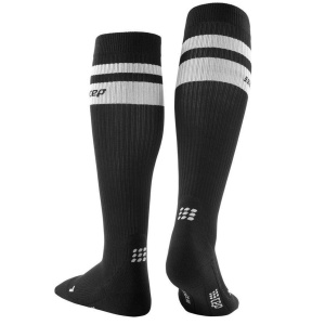CEP - Sosete de compresie pentru femei 80's women socks - negru alb - Img 3