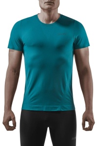 CEP - tricou pentru alergare cu maneca scurta - Run UltraLight Shirt - Petrol