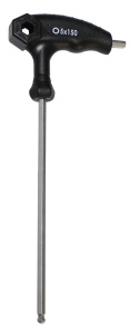 Cheie Force hexagonala cu maner T 5mm cu capat rotund
