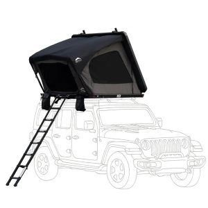 Cort de acoperiș auto 200 x 120 cm, 2 persoane, 59 kg cu scară, Desert Cruiser 120 Wild Land - Img 2