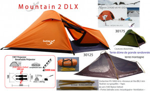 Cort Freetime Mountain DLX 2, 2 persoane, 300 x 180/130 cm - Img 4