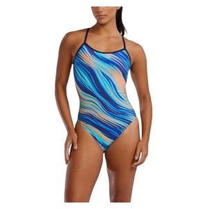 Costum înot întreg femei TYR Riptidal Trinityfit - albastru | rezistent clor