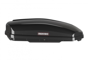 Cutie portbagaj Menabo Satellite 600 DUO ABS Black, 197x94x45 cm - Img 2
