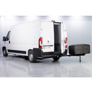 Cutie portbagaj pe carligul de remorcare Towbox Camper V3 Urban - model lung (pentru usi si hayoane de pana la 1910 mm) - Img 2